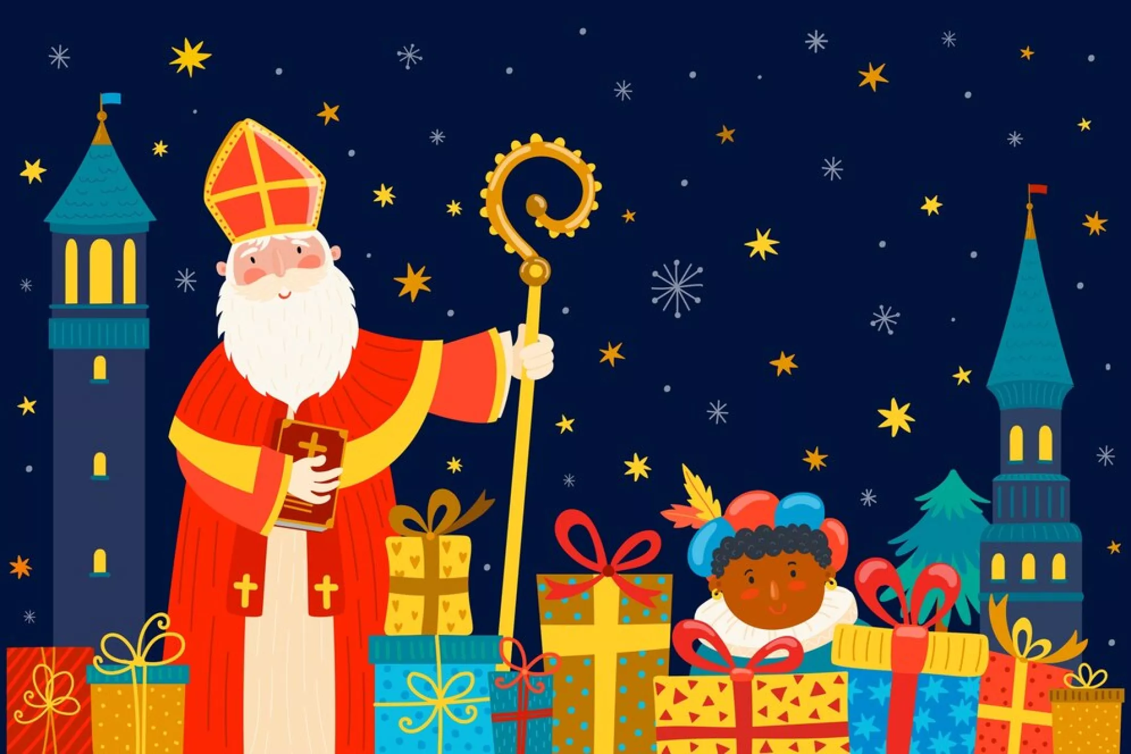 Winnaars kleurwedstrijd Sinterklaas